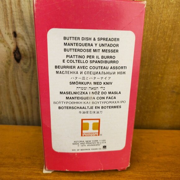 Vintage Irvinware Silver-Plated Butter Dish with Spreader - Picture 6 of 8